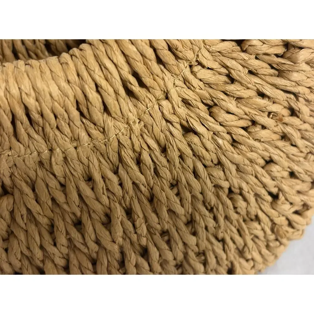 Bride Straw Bag Beaded Handbag Wedding Bridal Bachelorette Beach Vacation Purse